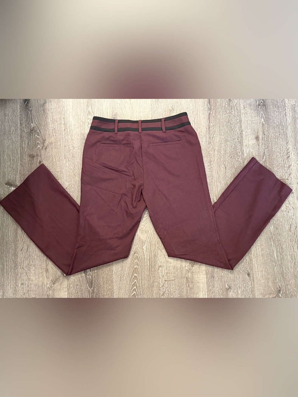 New York & Company Pants Womens 4 Burgundy Curvy Boot Leg | Size 8